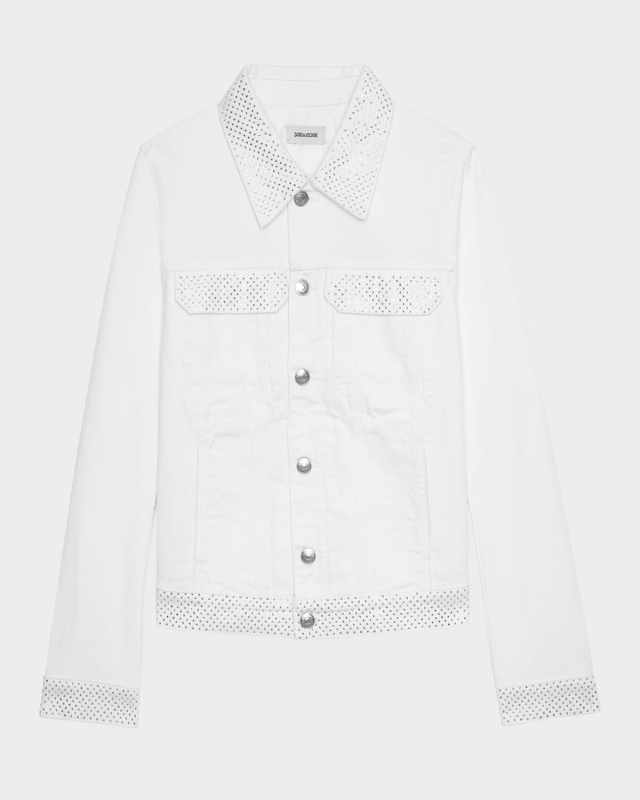 Kioky Embellished Denim Jacket